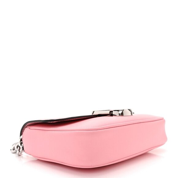 Marc Jacobs The J Pink Quartz Smooth Leather Shoulder Crossbody Handbag Purse - Picture 6 of 14